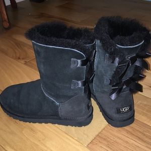 UGG Bailey Bow II Boot Black